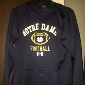 Notre dame under armour hoodie